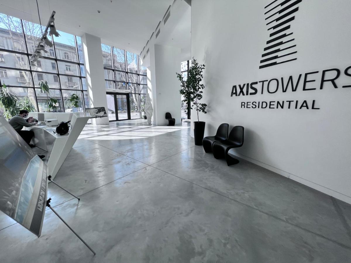 Apartment In Axis Towers, Tbilisi Business Center المظهر الخارجي الصورة